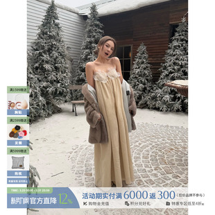 优雅纯色鸢尾花吊带裙 26早春新品 设计师品牌 SOLSOL SENSE