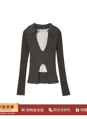 MESTRIO 设计师品牌 26春夏新品 竹节翻领针织衫 SOLSOL买手店