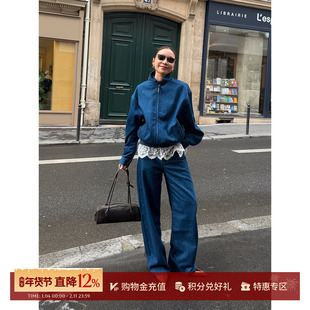 REFOUND TEN 设计师 26春夏新品 普鲁士蓝短外套/牛仔裤 SOLSOL