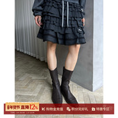 YOEYYOU SOLSOL买手店 弹力皮革中靴 设计师品牌 25秋冬新品