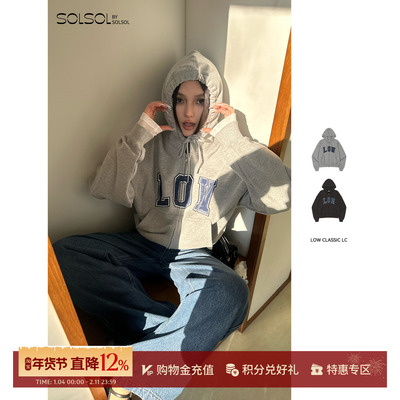 LOWCLASSICLC拉链连帽运动衫