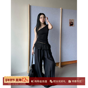 YCH 设计师品牌 26早春新款 休闲褶饰纯色气球裤 SOLSOL买手店