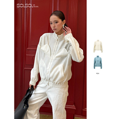 YCH 设计师品牌 26早春新款 休闲纯色飞行员夹克  SOLSOL买手店