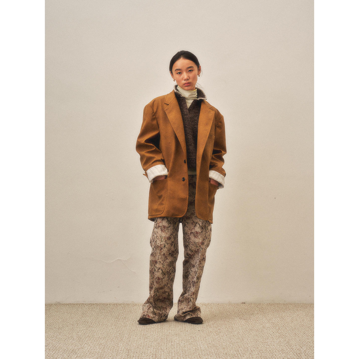 SHAOXII25秋冬新品窄领长身西服