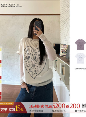 LOW CLASSIC LC 设计师品牌 26春夏新品 Lc印章图案T恤 SOLSOL