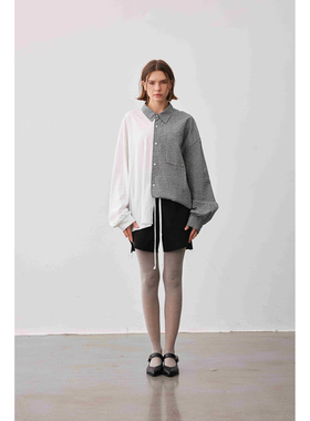 ANNAMOOER 设计师品牌25秋冬新品 拼接衬衫 SOLSOL买手店