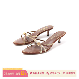 CNLEEWEI 设计师品牌 26春夏新品 撞色细带凉拖鞋 SOLSOL买手店