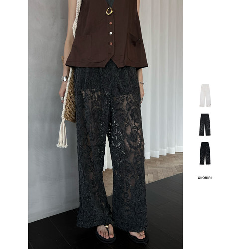 OIIORIRI 设计师品牌 25春夏新品 复古蕾丝长裤 SOLSOL买手店