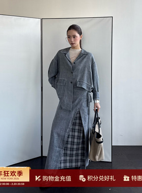 MESTRIO 26春夏新品莱赛尔麻料休闲外套/围裹半裙 SOLSOL买手店