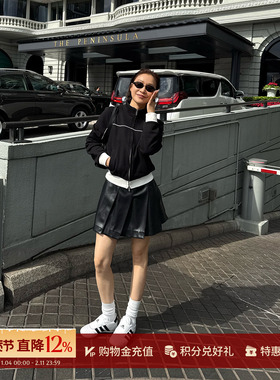 MOMENTPLAY 设计师26春夏新品布丁皮革不对称风琴裙SOLSOL买手店