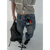 BELL 25早春新品 设计师品牌 SOLSOL买手店ANDERSSON 刺绣牛仔裤