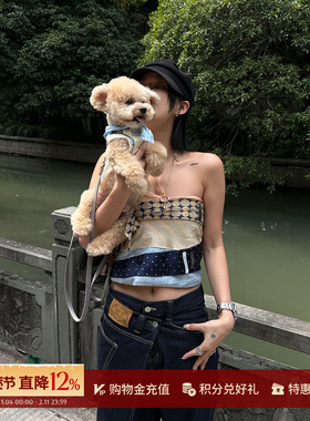 MOMENTPLAY 设计师 25秋冬新品 领带解构造型抹胸 SOLSOL买手店