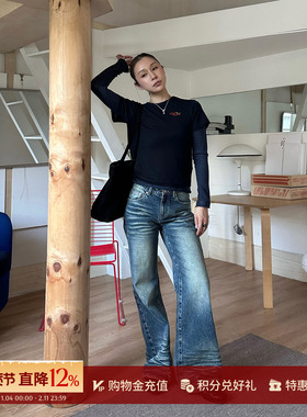 MOMENTPLAY 设计师品牌 25秋冬新品 风格洗水牛仔长裤 SOLSOL