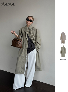 SOLSOL买手店 YOEYYOU 25春夏新品 设计师品牌 大量感茧形风衣