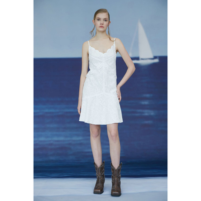 CHRISOU BY DAN 设计师品牌 25早秋新品 吊带蕾丝裙 SOLSOL买手店