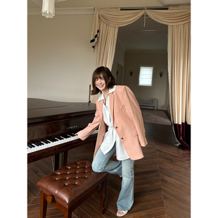 RECTO 设计师品牌 25春夏新款 宽松单排扣西装外套  SOLSOL买手店