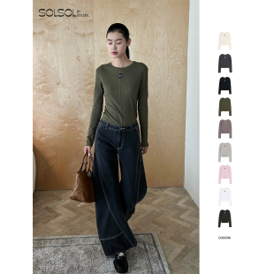 地球圆领打底衫 25早秋新品 SOLSOL买手店 设计师品牌 OIIORIRI
