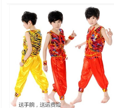 印度舞表演服装儿童民族舞蹈