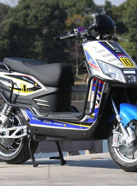 新款大牛电动车72V电摩外卖成人大功率长续航锂电高速电动摩托车