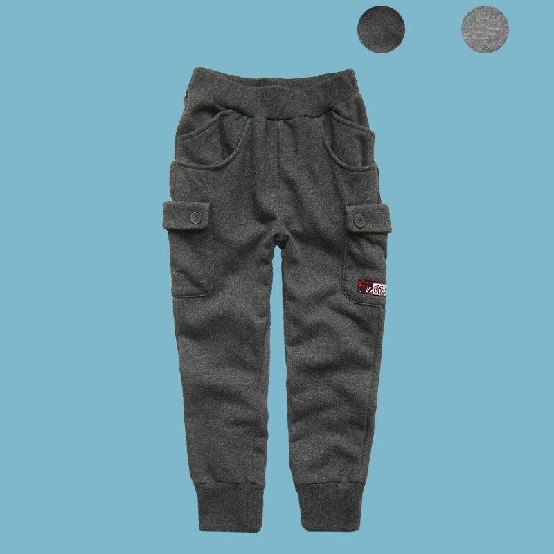 儿童哈伦裤专柜撤柜正品童装男童运动裤全棉针织儿童长裤嘻哈男孩