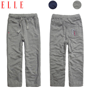 正品ELLE童装kids男童运动裤儿童中大童针织长裤薄款全棉裤子春装