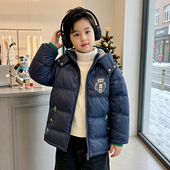 儿童马甲中大童外套冬装 专柜撤柜正品 男童羽绒服品牌童装 保暖背心