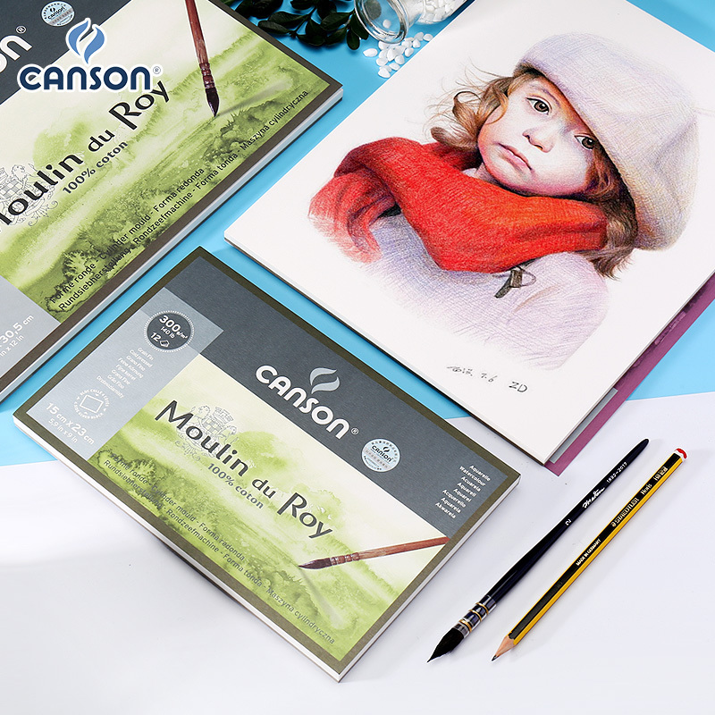 康颂moulin莫朗水彩本四面封胶