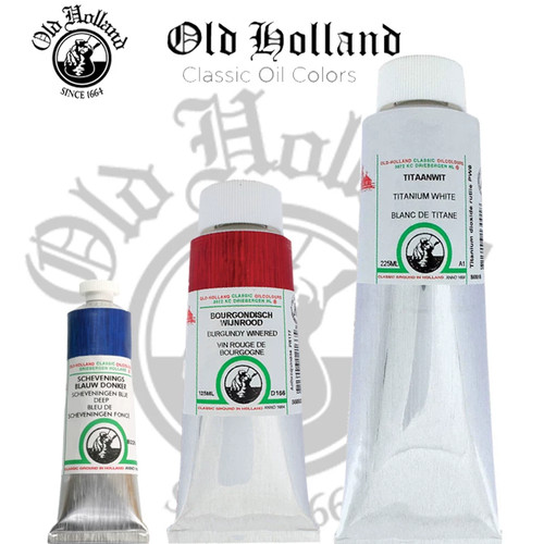 进口Old Holland老荷兰手工级经典大师油画颜料 40ml-225ml油彩