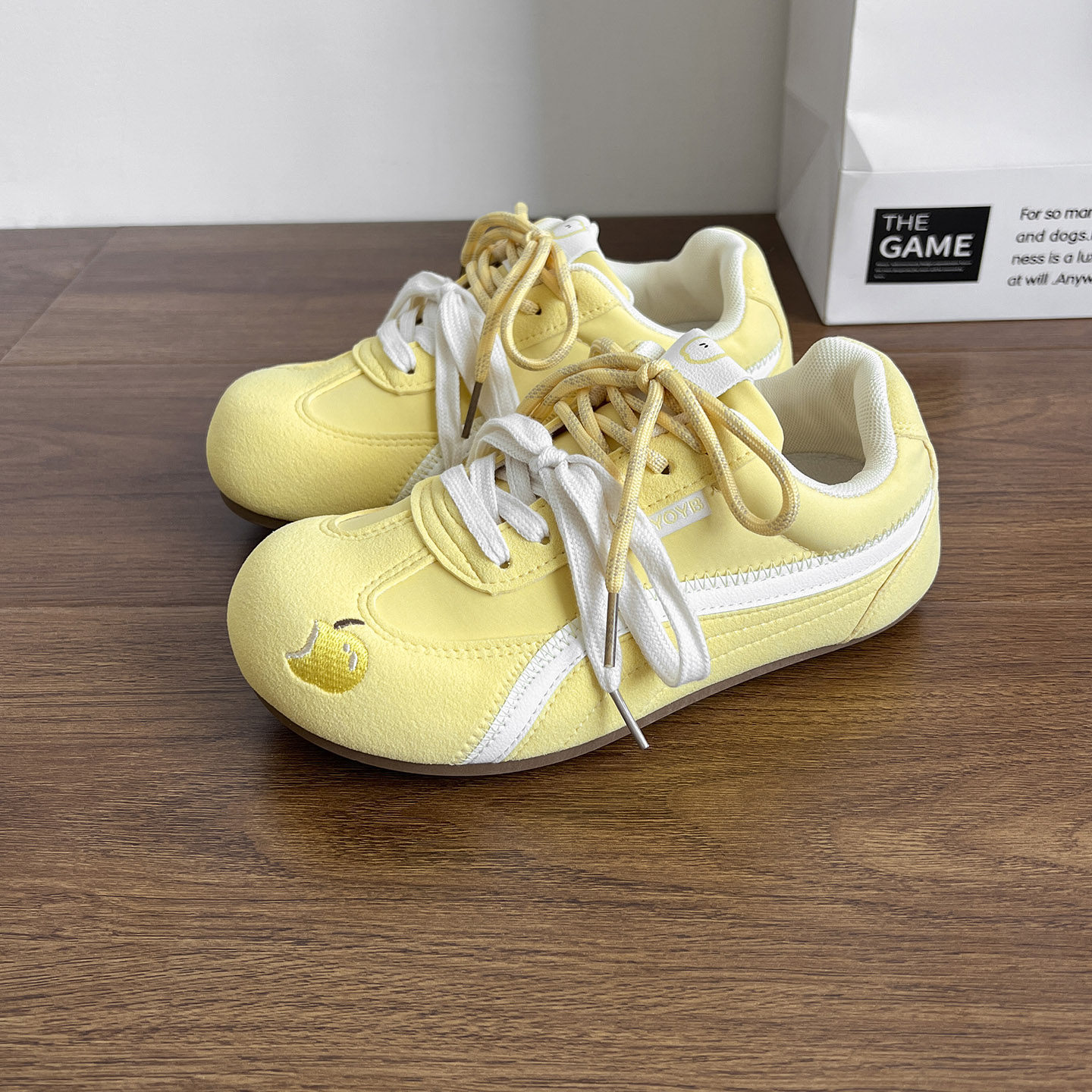 卷毛高黄色厚软底不累脚德训鞋女2025新爆款春秋运动休闲鞋阿甘鞋,女鞋,德训鞋,淘宝优惠券,粉丝福利购,淘宝优惠卷