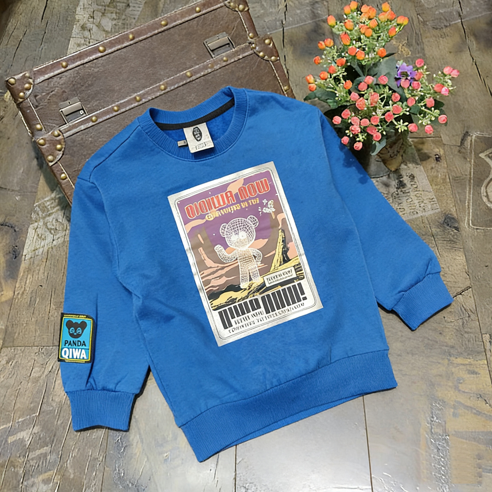 男童加绒卫衣新款秋冬季加厚儿童一体绒上衣中小大童男孩套头衫