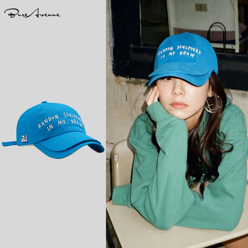 [GENUINE STOCK] BURE AVENUE HAT DOUBLE BRIM LETTER BASEBALL CAP MENS AND WOMENS AVISOR CAPS SUMMER