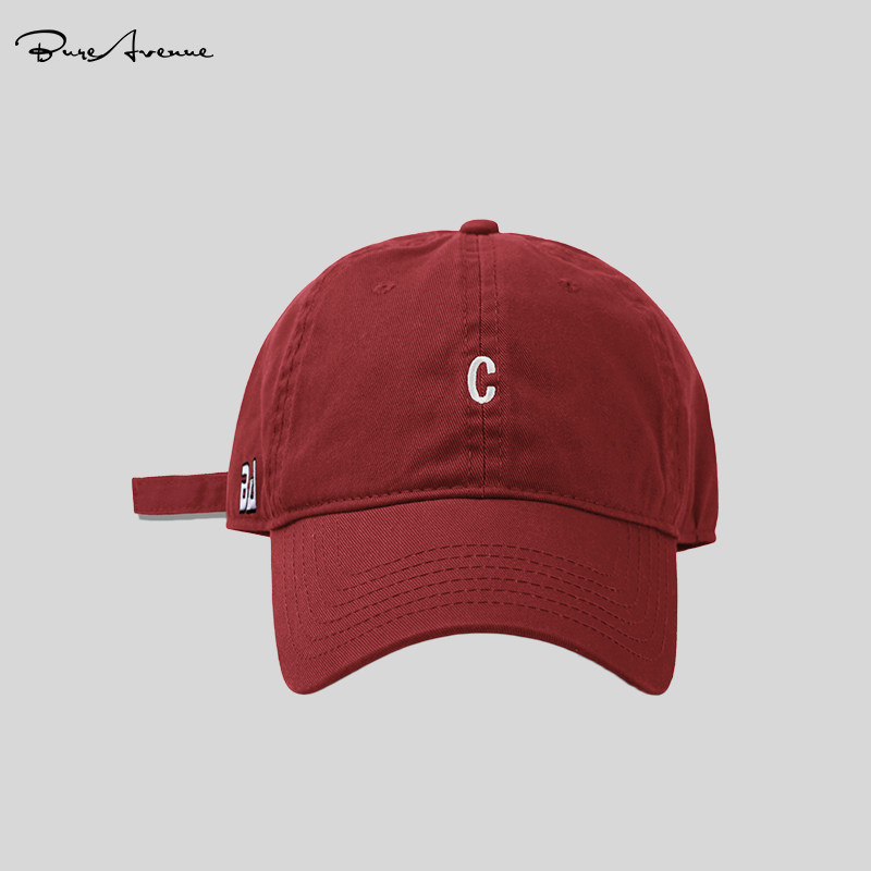 [GENUINE STOCK] BURE AVENUE HAT KLEIN BLUE LETTER C BASEBALL CAP MENS AND WOMENS AVISOR CAPS