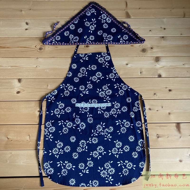 乌镇布语纯棉是流行民族风围裙