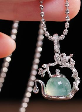 「把把胡」把把壶单吊坠百搭项链高颜值气质百搭毛衣链古装汉服