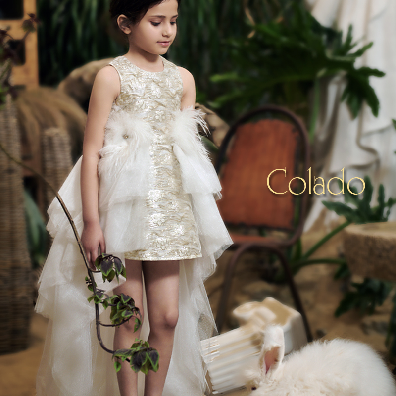 colado高端定制女童走秀风演出服