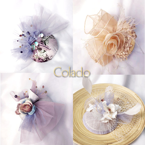 colado扣诺儿童礼服纯手工模特