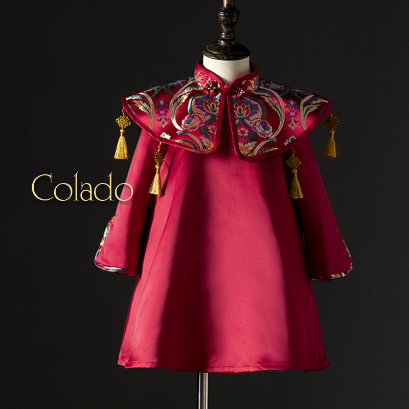 唐装儿童中国风周岁礼服