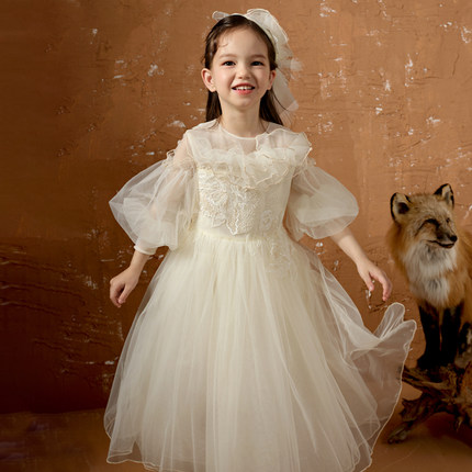 Colado扣诺女童花童礼服走秀钢琴表演比赛高端定制儿童公主裙夏季