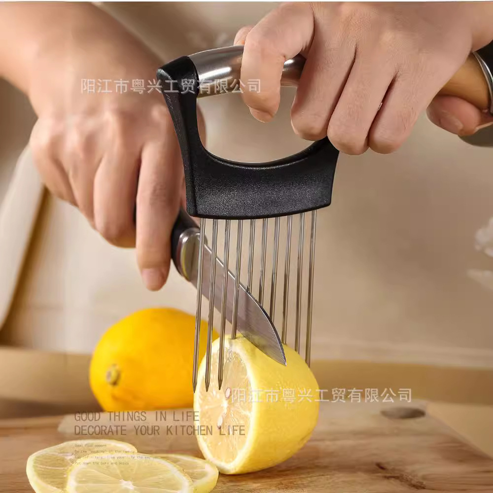 不锈钢洋葱插切碎器厨房工具