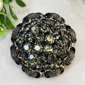 貂皮裘皮皮草大衣水貂水钻扣子纽扣 饰圆扣011 口领口装 高档新款 袖