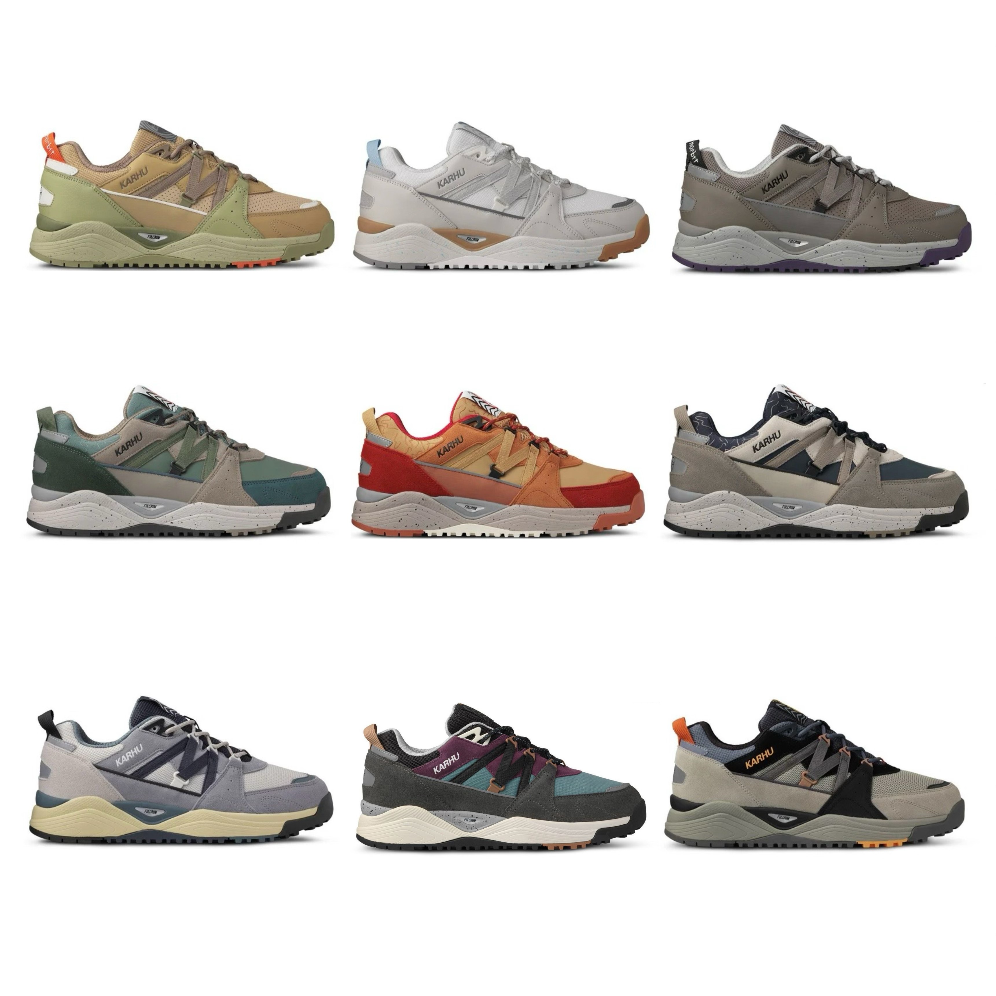 卡虎 Karhu Fusion XC 户外徒步款 机能防水 秋冬复古跑 男女同款
