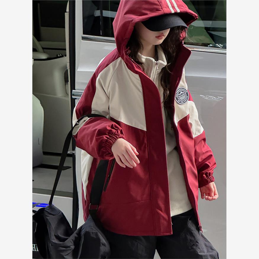女童外套秋冬2025新款冲