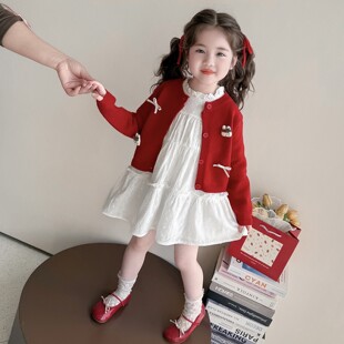 宝宝长袖超新款韩系女公主连衣裙裙子好看儿童女童2026春装春秋季