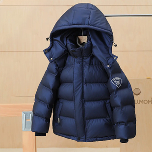 男童装男童冬装羽绒服2025新款中大童冬季初中生加厚外套男孩痞帅