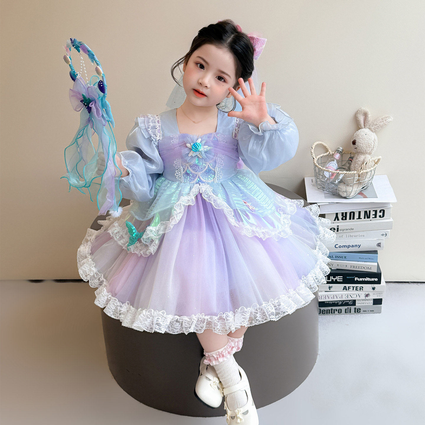洛丽塔公主裙子连衣裙新款宝宝女童女儿童春装春季洋气2026裙春秋
