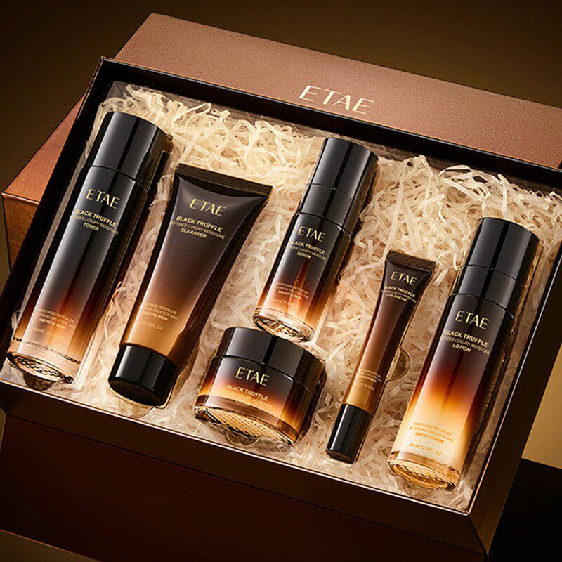 梵贞黑松露多肽臻奢凝润六件套补水滋润保湿水乳女护肤品套装平价
