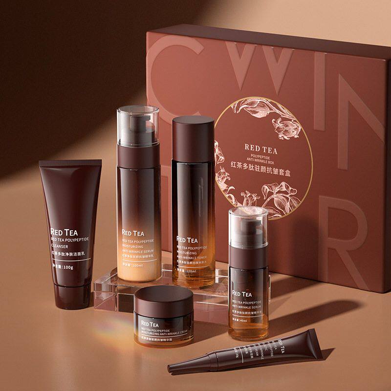 致朵红茶多肽驻颜抗皱套盒补水保湿提拉紧致滋润控油护肤品套装女,美容护肤/美体/精油,面部护理套装,淘宝优惠券,粉丝福利购,淘宝优惠卷