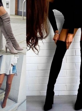 Women Winter High heels Casual Women Long Boots Ladies Shoes
