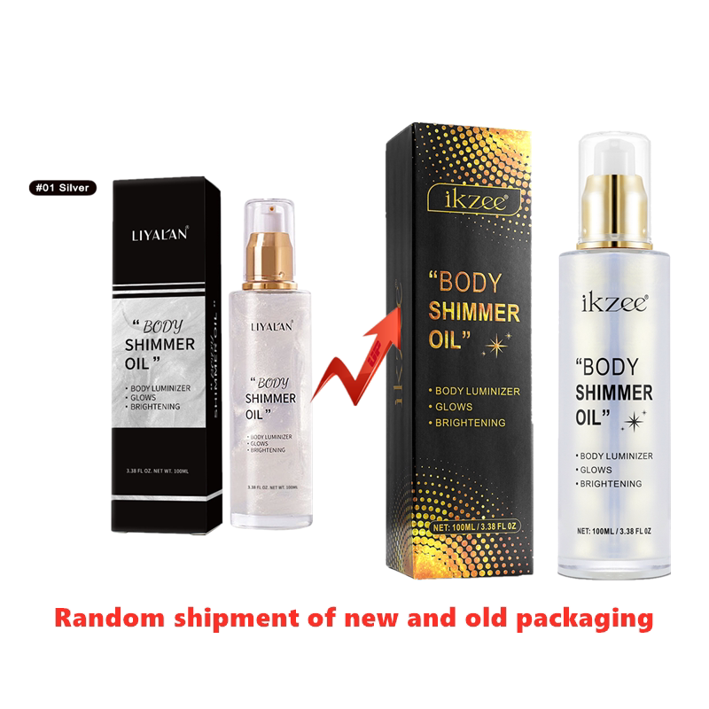 身体发光油body shimmer oil Bronzer Highlighter Liquid Waterp