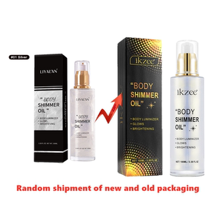 身体发光油body shimmer oil Bronzer Highlighter Liquid Waterp